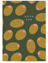Charming Olives Individual Valentine's Day Greeting Cards