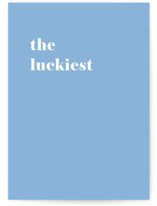 The very luckiest Individual Valentine's Day Greeting Cards