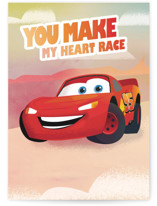 Disney and Pixar's Cars Heart Race Individual Valentine's Day Greeting Cards