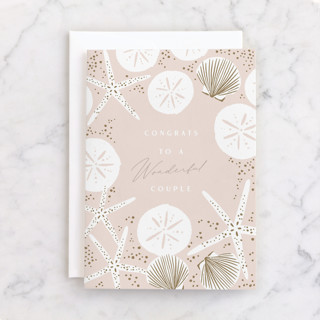 Seashell  Individual Wedding Greeting Cards
