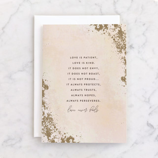 Wedding Scripture Individual Wedding Greeting Cards