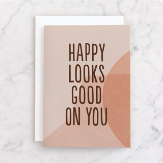 Happy Looks Good Individual Wedding Greeting Cards