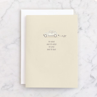 Love Bug Individual Wedding Greeting Cards