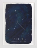 Zodiac Constellation Cancer Children's Art Prints