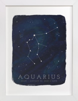 Zodiac Constellation Aquarius Children's Art Prints