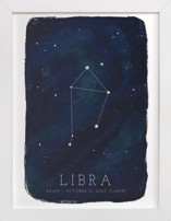 Zodiac Constellation Libra Children's Art Prints