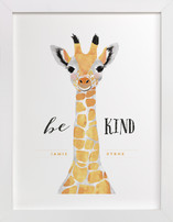 baby animal.giraffe Children's Art Prints