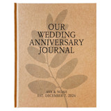 Custom Wedding Anniversary Journal · Hand Bound Keepsakes