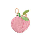 Peach Bag Charms Key Chain