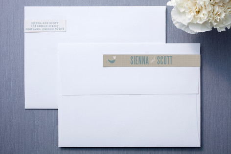 SWEET LINEN Skinnywrap™ Address Labels