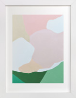 Abstracted Summer Hills Children's Art Prints