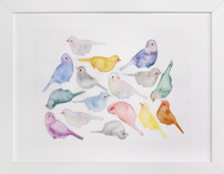 Bird Crew Children's Art Prints