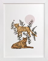 Tigers in Tulum Children's Art Prints