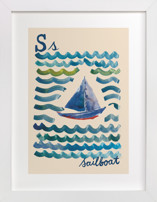 S for Sailboat