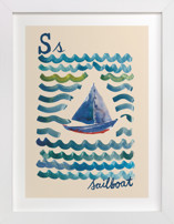 S for Sailboat