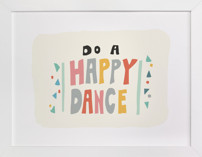 happy dance Children's Art Prints