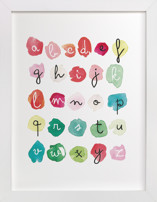 Alpha Dots Children's Art Prints