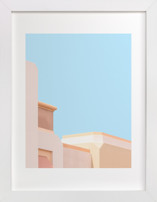 Pastel Desert Archiecture Children's Art Prints