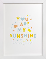Sunshine Letters Children's Art Prints