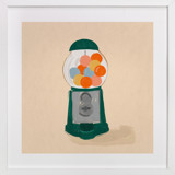 Vintage Gumball Machine - Things We Kept Children's Art Prints