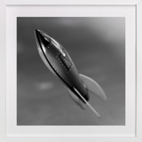 Retro Rocket Ship Children's Art Prints