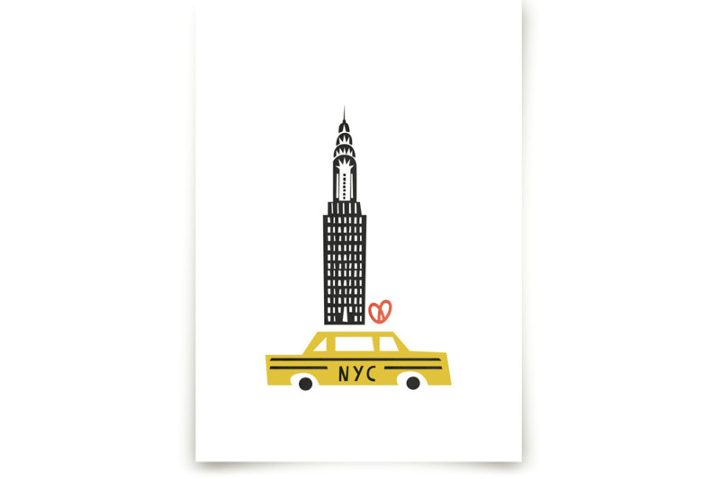 NYC Children's Art Prints by Nazia Hyder | Minted