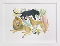 Wild Cats Children's Art Prints
