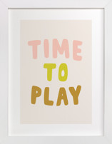 Time to Play Children's Art Prints