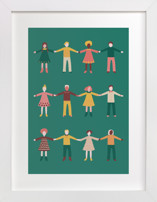 Happy People Children's Art Prints