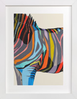 Safari Stripes Children's Art Prints