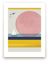 pink horizon by Kate Capone