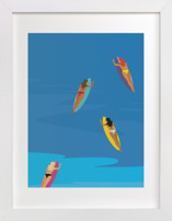 Learning to Surf Children's Art Prints