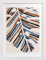 Abstract Monstera Leaf Children's Art Prints