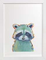 Mr. Raccoon Children's Art Prints