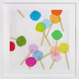 Rainbow Lollies Children's Art Prints