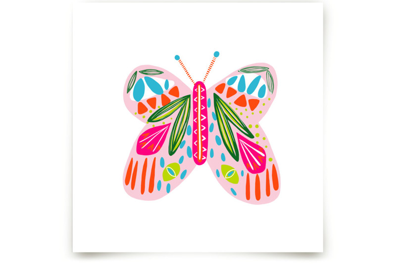 A Butterfly Children's Art Prints by Lauren Semmer Minted