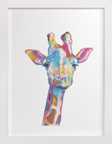 Mr. Giraffe Children's Art Prints