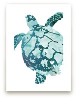 Tropical Sea Turtle by Shirley Browning