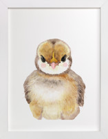 Baby Animal Rooster Children's Art Prints