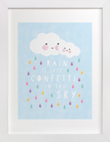 confetti rain drops