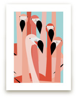 The Flamingos Are Stari... by Marie Hermansson