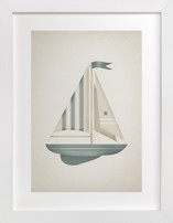 Sailboat Children's Art Prints