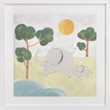 Safari Friends 3 Children's Art Prints