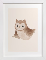 Baby Owl Children's Art Prints