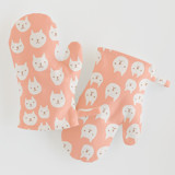 Kitty Power Children's Oven Mitt Set