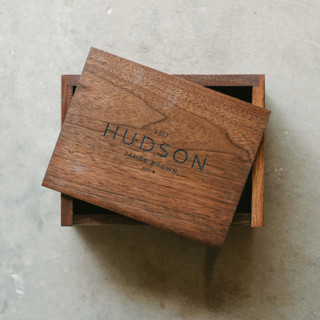 Personalized Keepsake Box | Wedding Gift for Couples | Walnut Small Keepsake Boxes