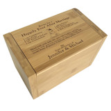 Engraved Happily Ever After Recipe Box Keepsake Boxes