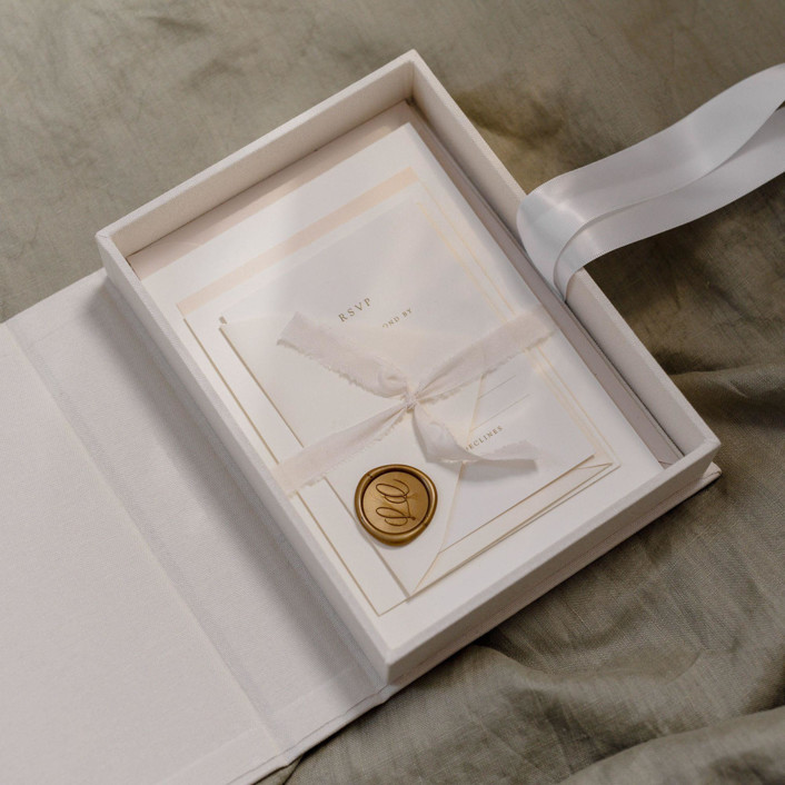 Invitation Keepsake Box Keepsake Boxes by Studio Lavender Minted