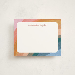 collaged rainbow Children's Stationery