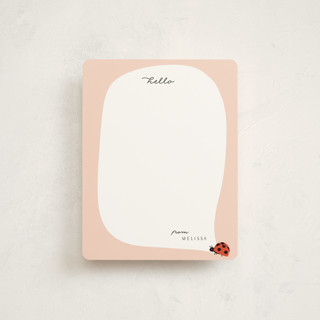Hello from a ladybug Children's Stationery